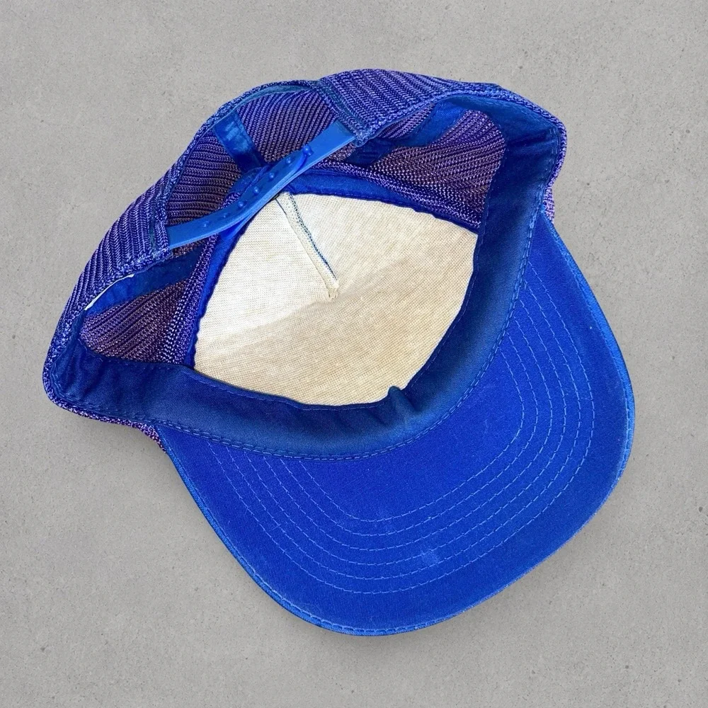 Vintage 'Spirit of America' Airlines Hat Cap Trucker 80s 90s Namark Caps Mesh